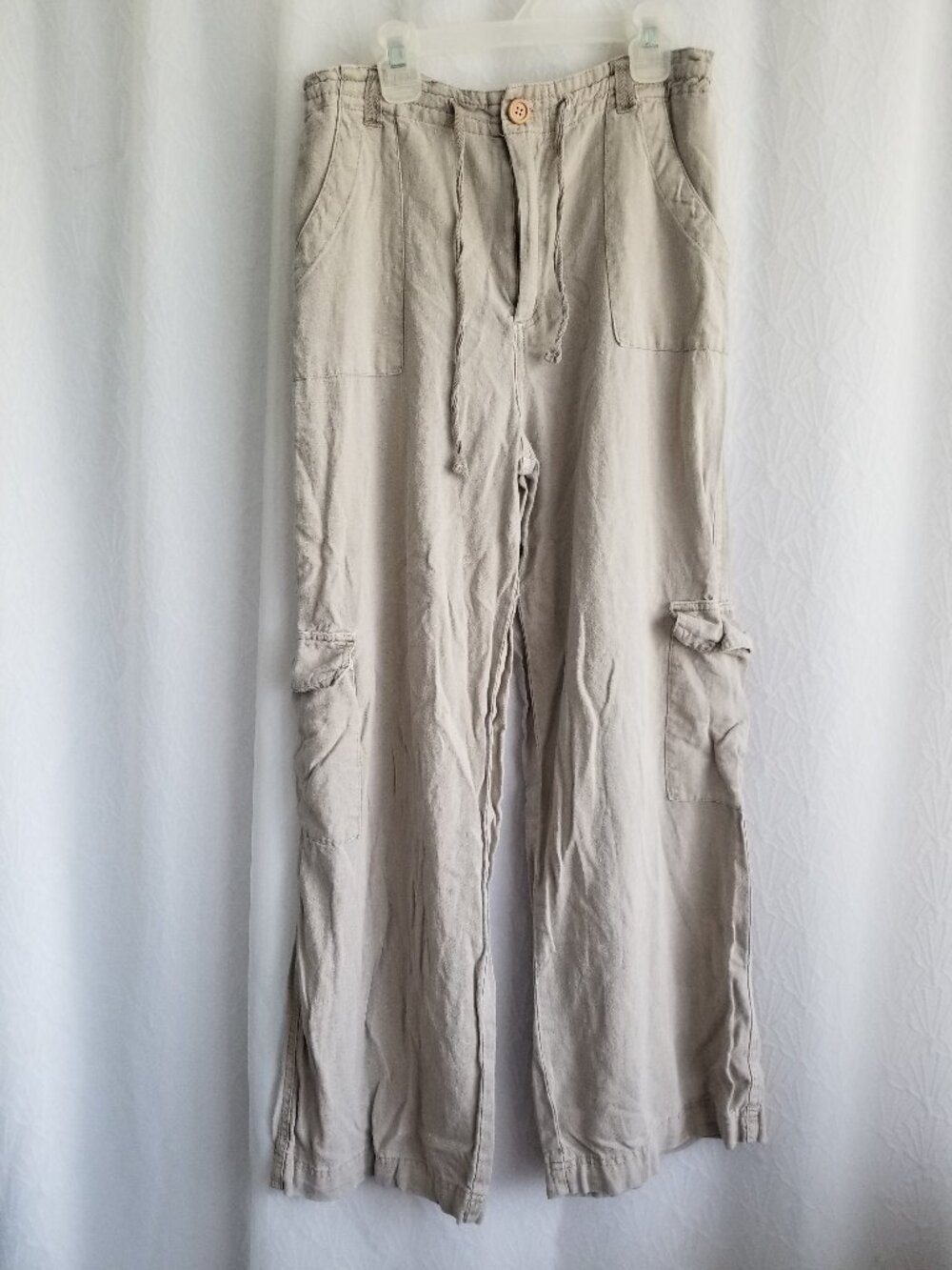 Sincerely Jules Linen Blend Pants Tan M